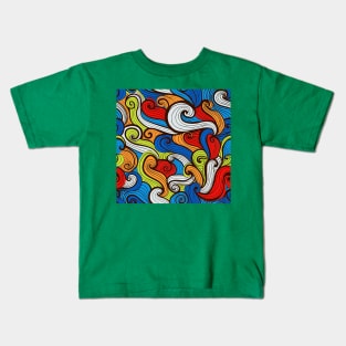 rainbow smoke Kids T-Shirt